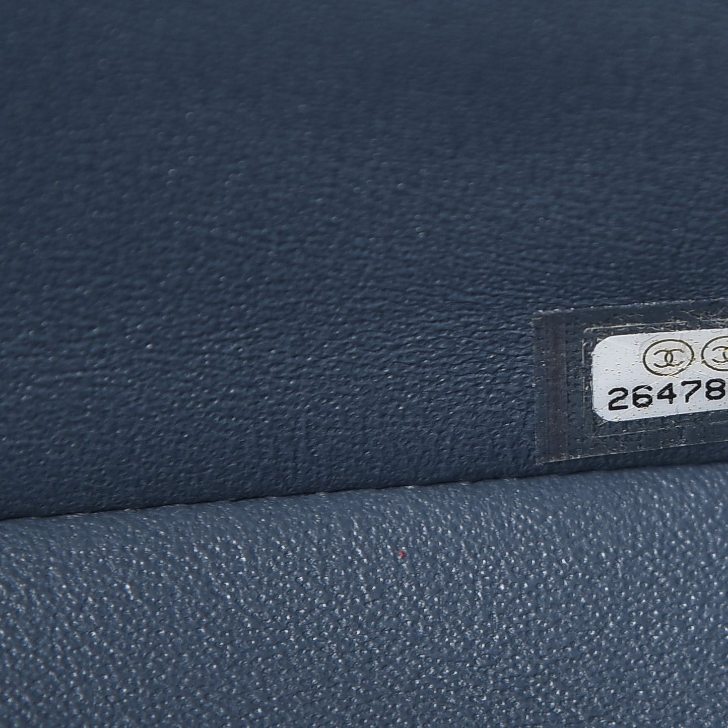 Caviar Quilted Mini Rectangular Flap Dark Grey