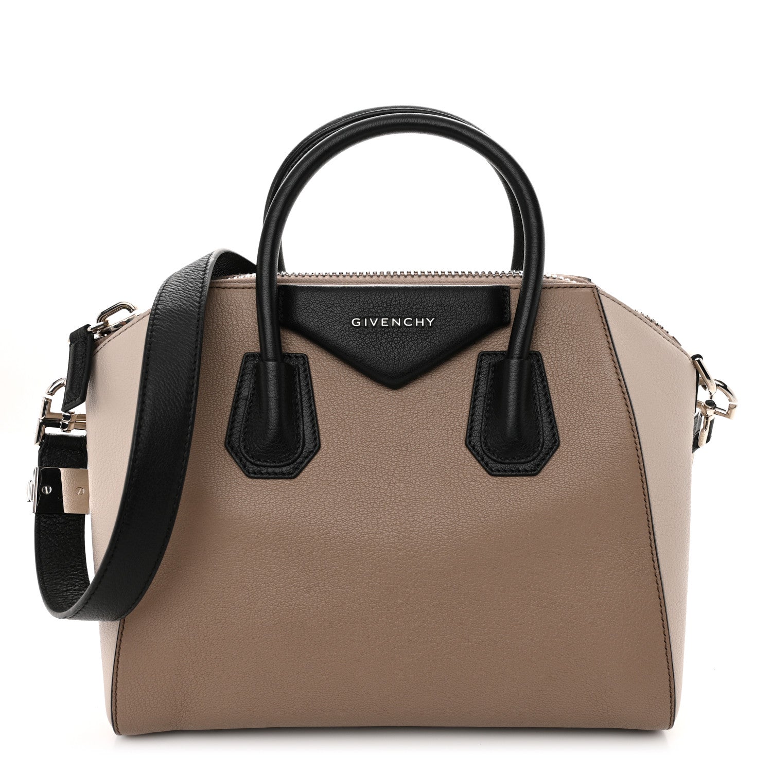 Givenchy Sugar Goatskin Mini Tri-Color Antigona Linen 1 of 11