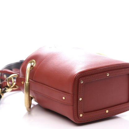 Chloe Smooth Calfskin Mini Roy Bucket Bag Earthy Red 8 of 12