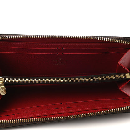 Louis Vuitton Damier Ebene Clemence Wallet Cherry 5 of 7