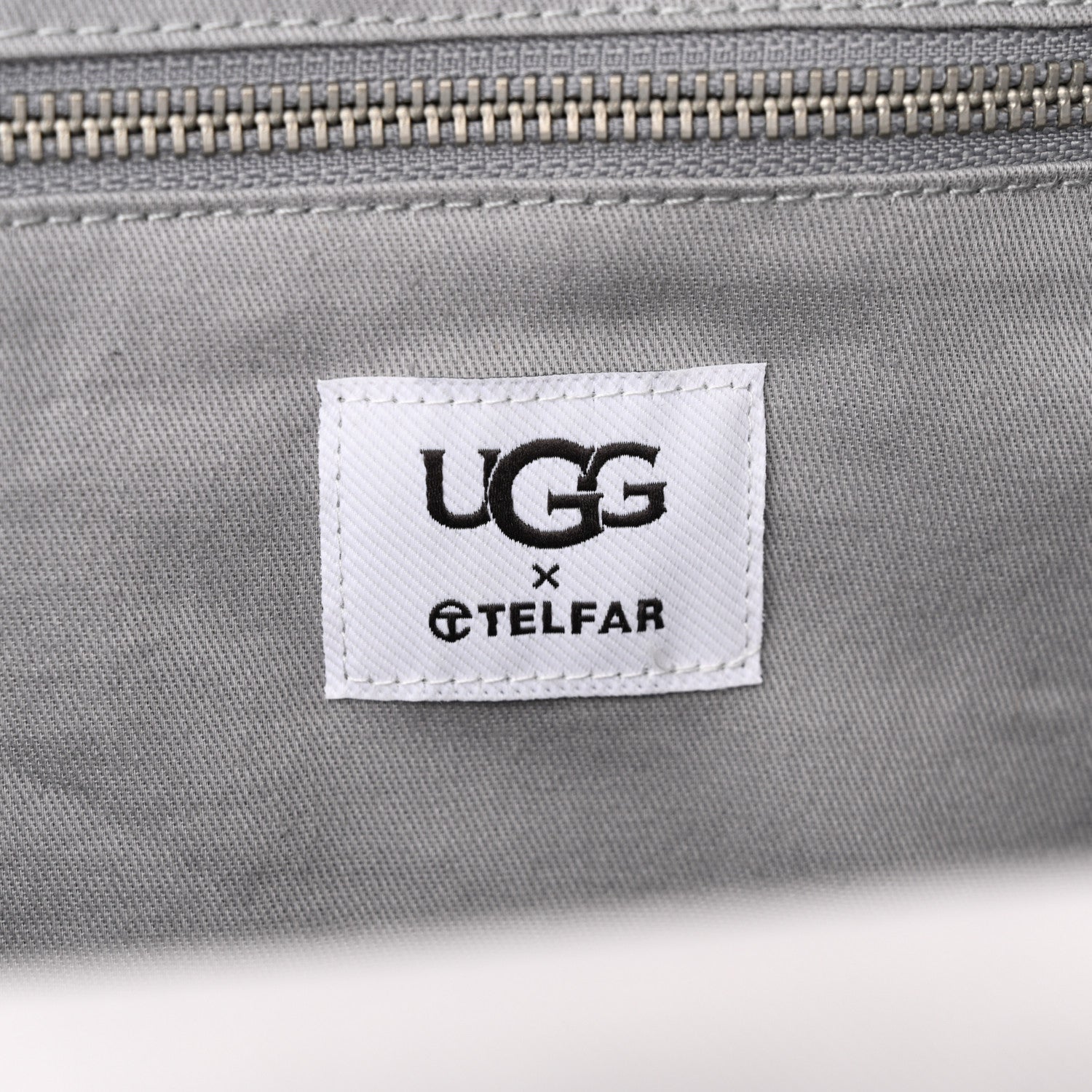 Telfar X UGG Fleece Large Shopping Bag Grey 6 of 17