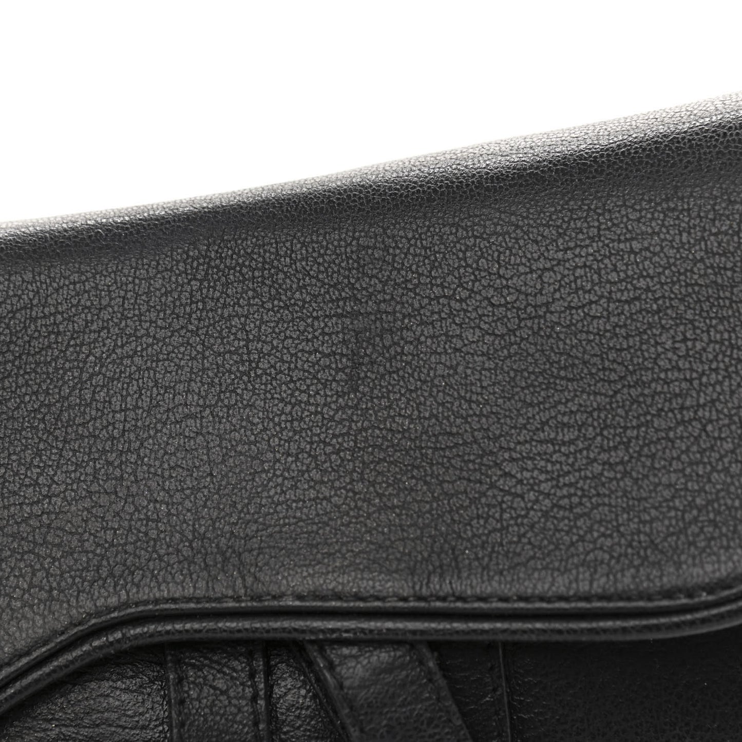 Calfskin Saddle Bag Black