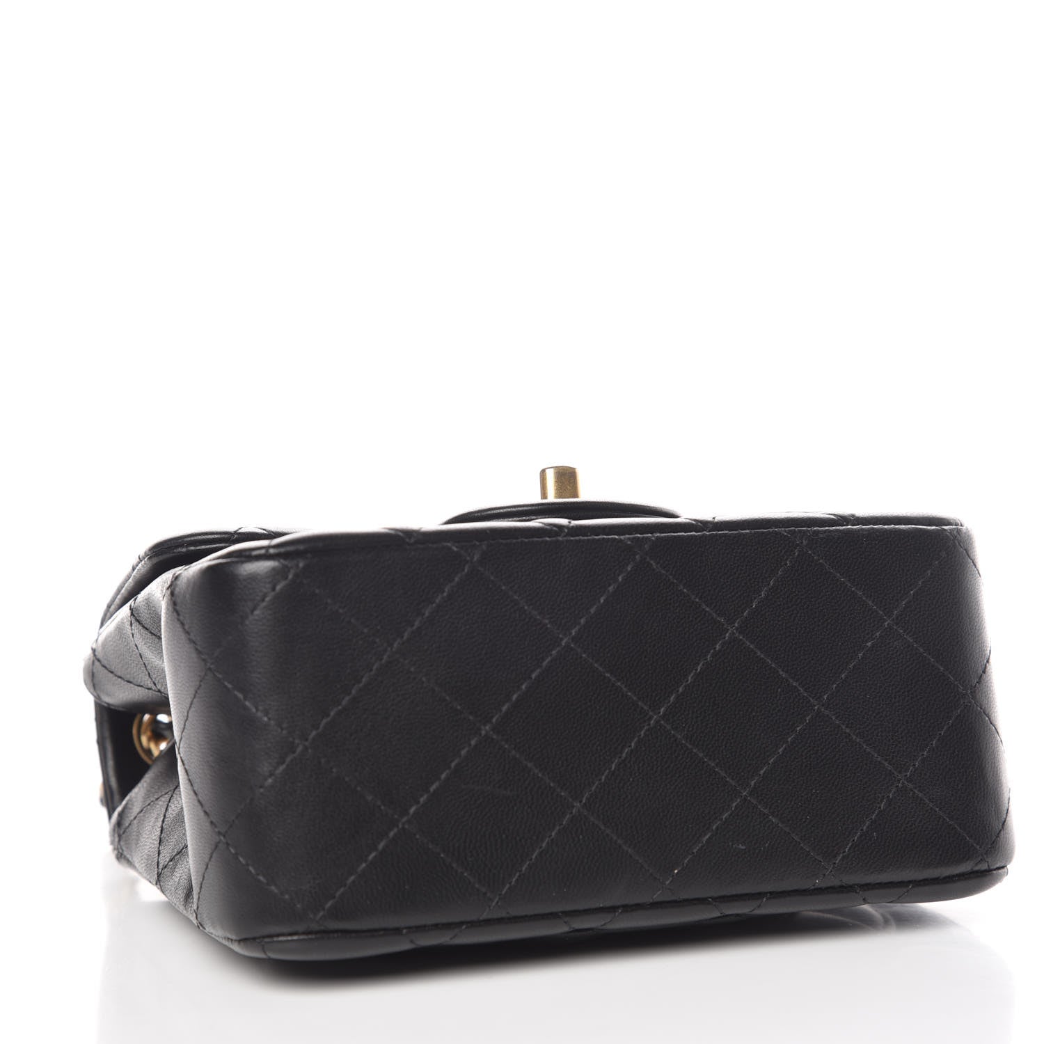 Chanel Lambskin Quilted Mini Square Flap Black 4 of 9