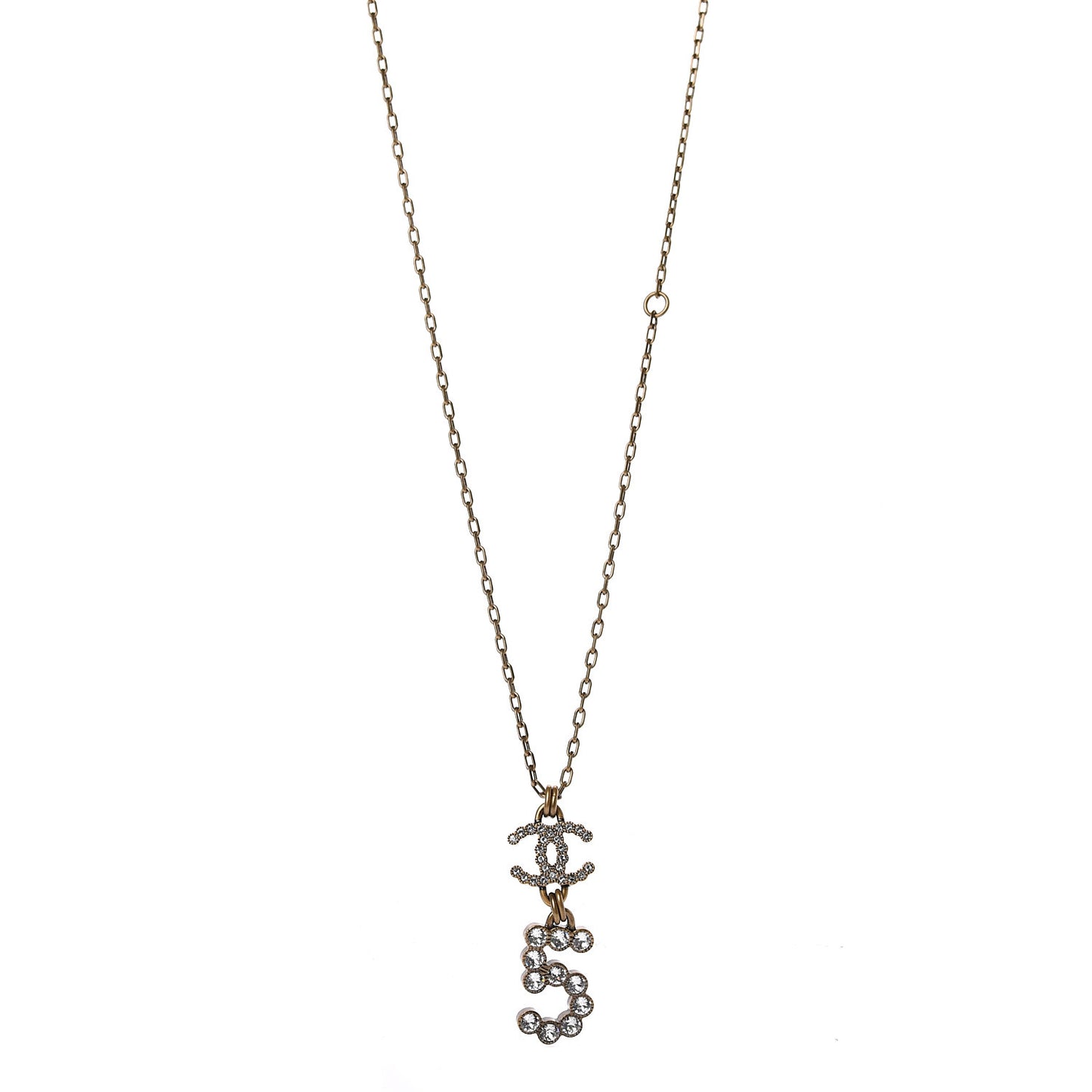Crystal City of Light CC Necklace Pendant Gold