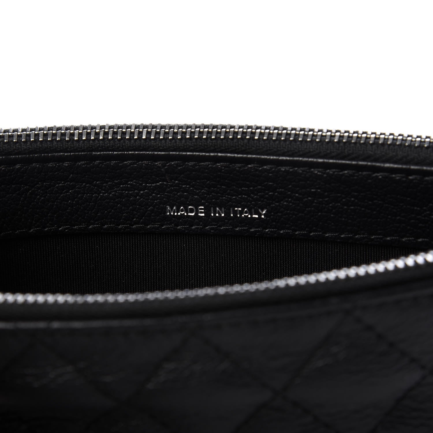 Chanel Patent Goatskin Quilted Small Gabrielle Clutch With Chain Black 9 of 9