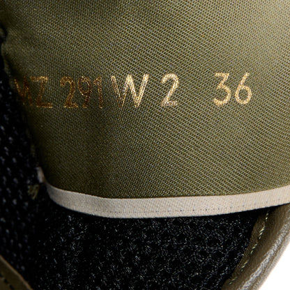 Valentino Garavani Fabric Suede Camouflage Womens Rockrunner Sneakers 36 Army Green Beige 8 of 9
