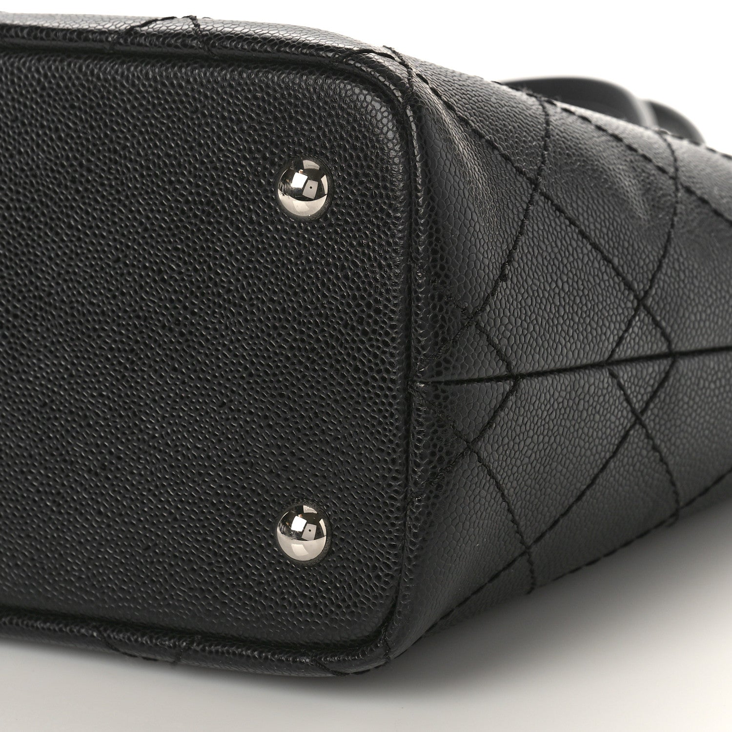 Chanel Grained Calfskin Shopping Fever Tote Black 10 of 11