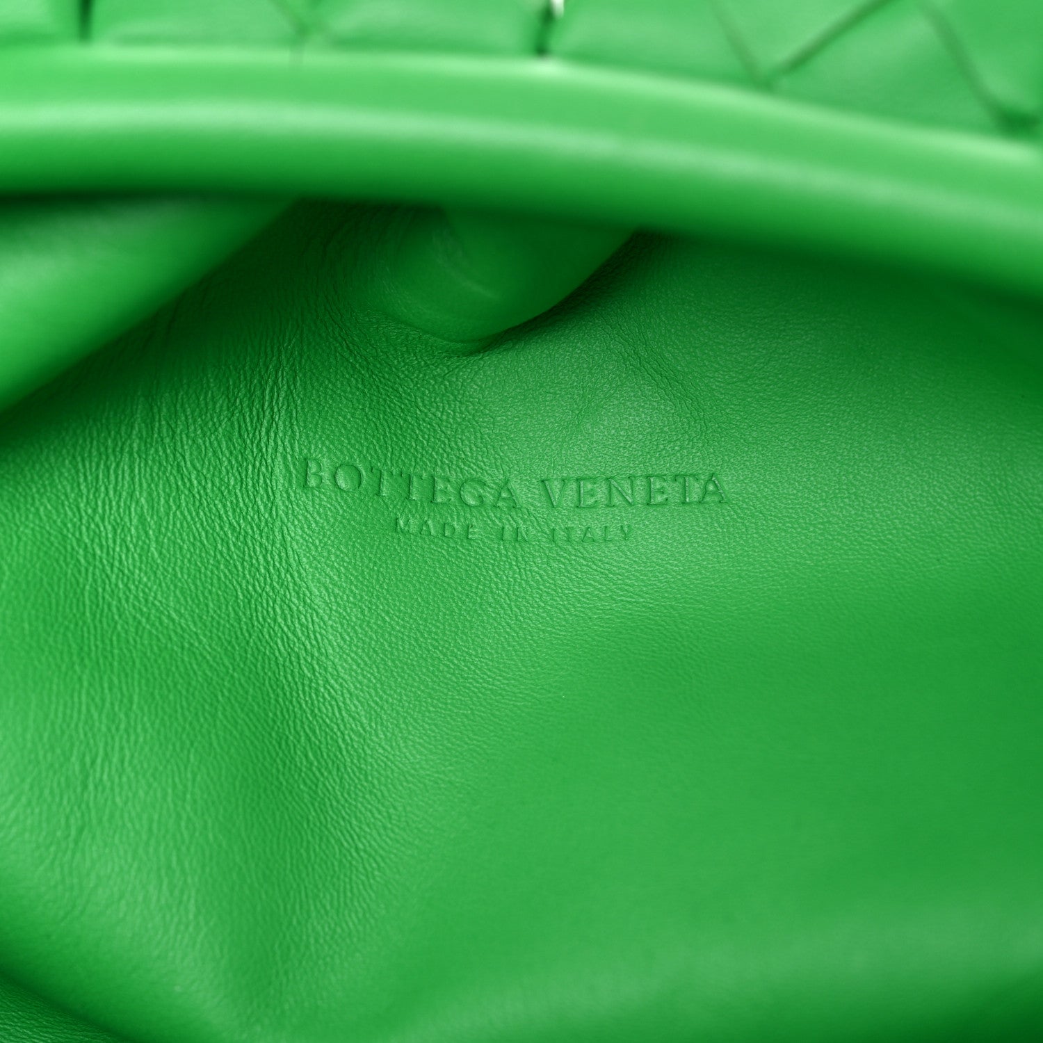 Bottega Veneta Nappa Maxi Intrecciato The Pouch Oversized Clutch Racing Green 6 of 11