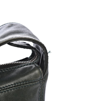 Chanel Lambskin CC Tassel Shoulder Bag Dark Green 8 of 12