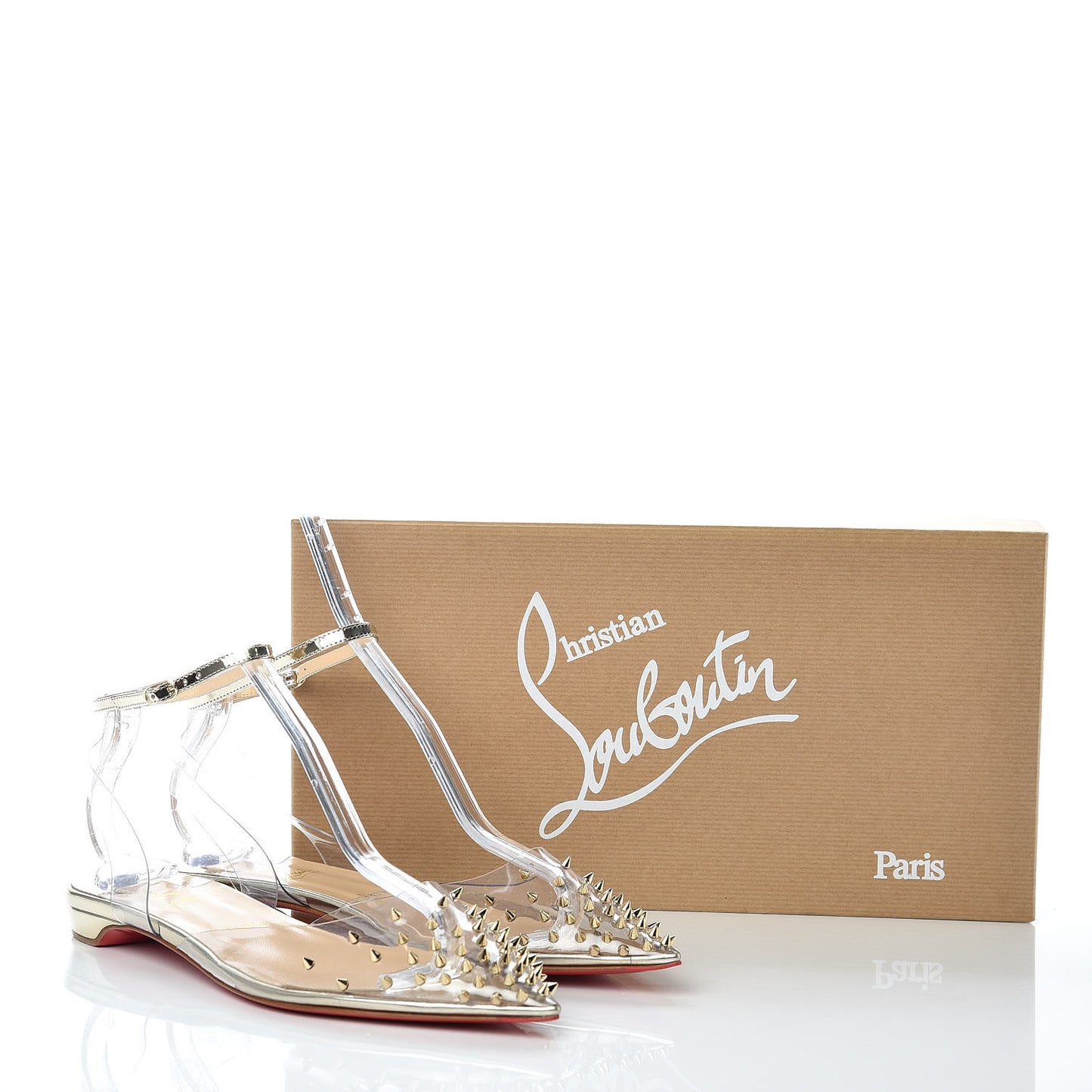 PVC Specchio Spikoo Flats 41.5 Light Gold