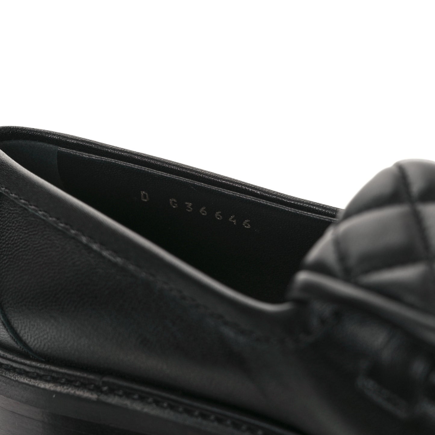 Lambskin Quilted CC Turnlock Loafers 36 Black