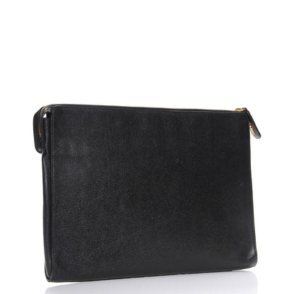 Chanel Caviar Timeless Portfolio Black 3 of 12