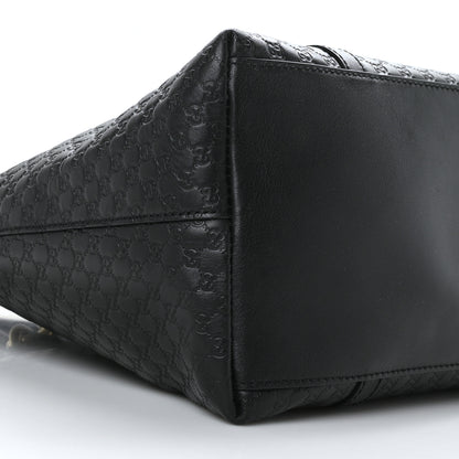 Gucci Soft Microguccissima Dome Satchel Black 9 of 10
