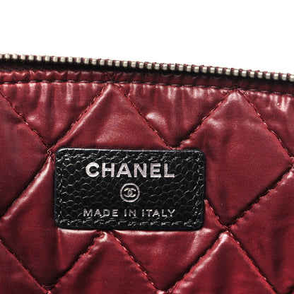 Chanel Caviar Quilted Large Cosmetic Case Black 6 of 8