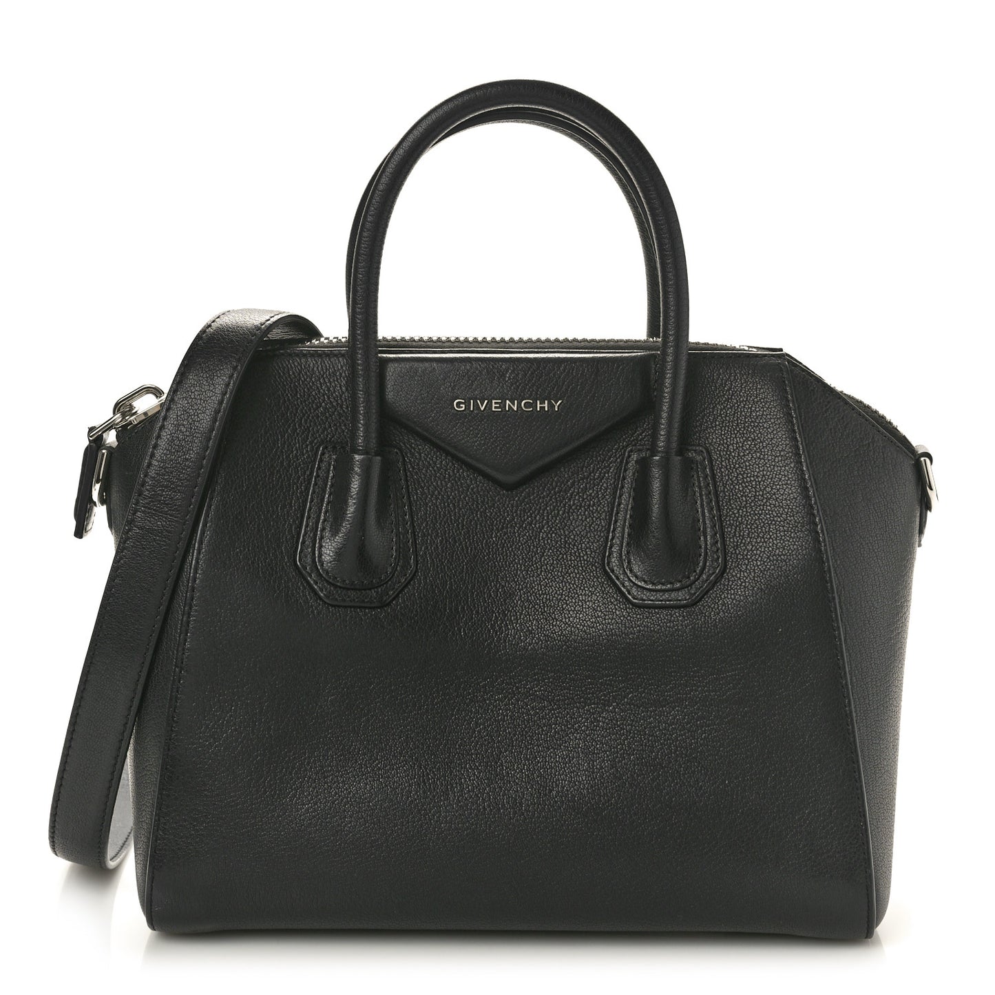 Sugar Goatskin Small Antigona Black