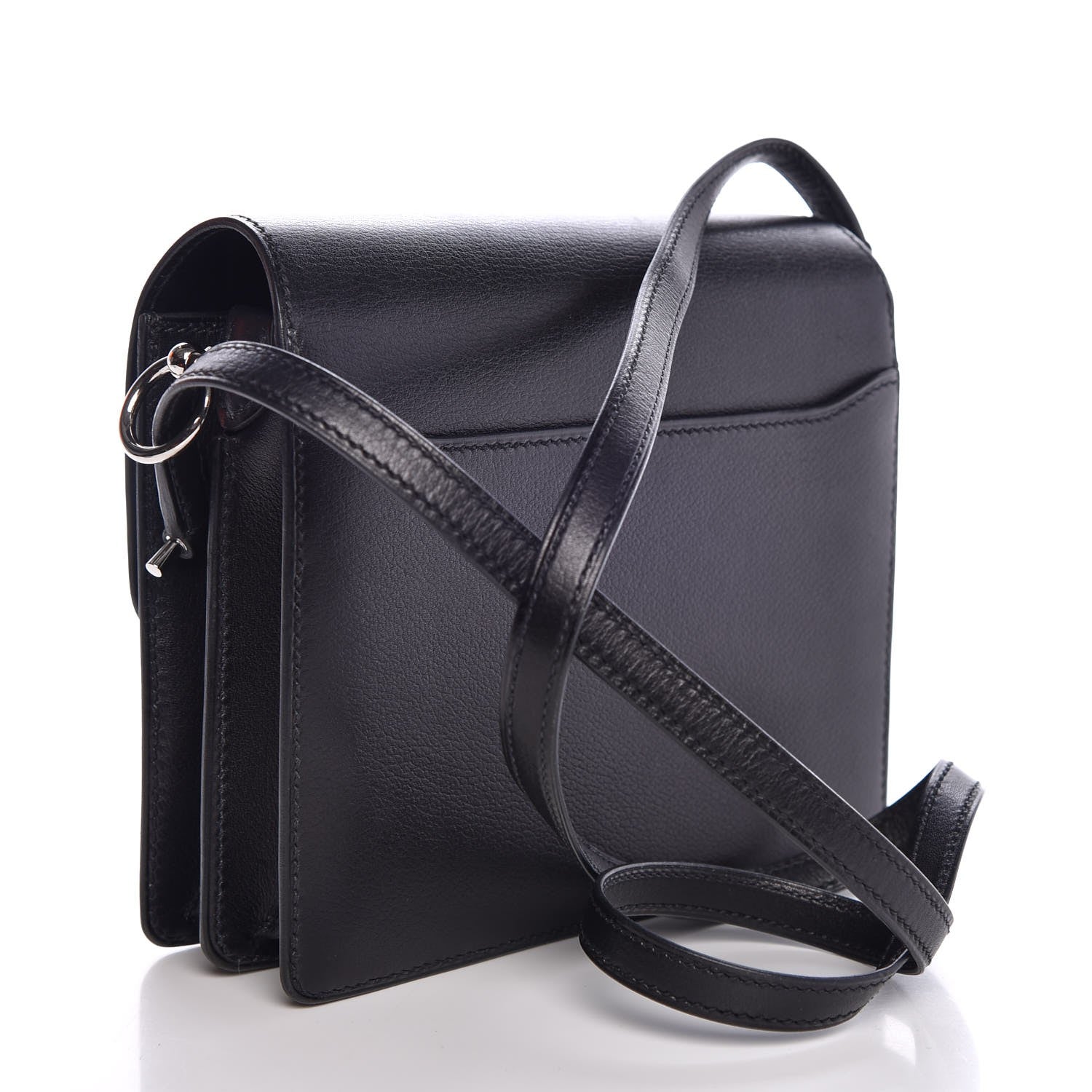Hermes Evergrain Mini Sac Roulis Black 4 of 13