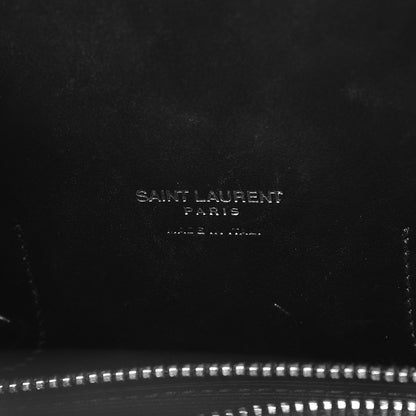 Saint Laurent Croc Calfskin Embossed Small Sac de Jour Black 6 of 7