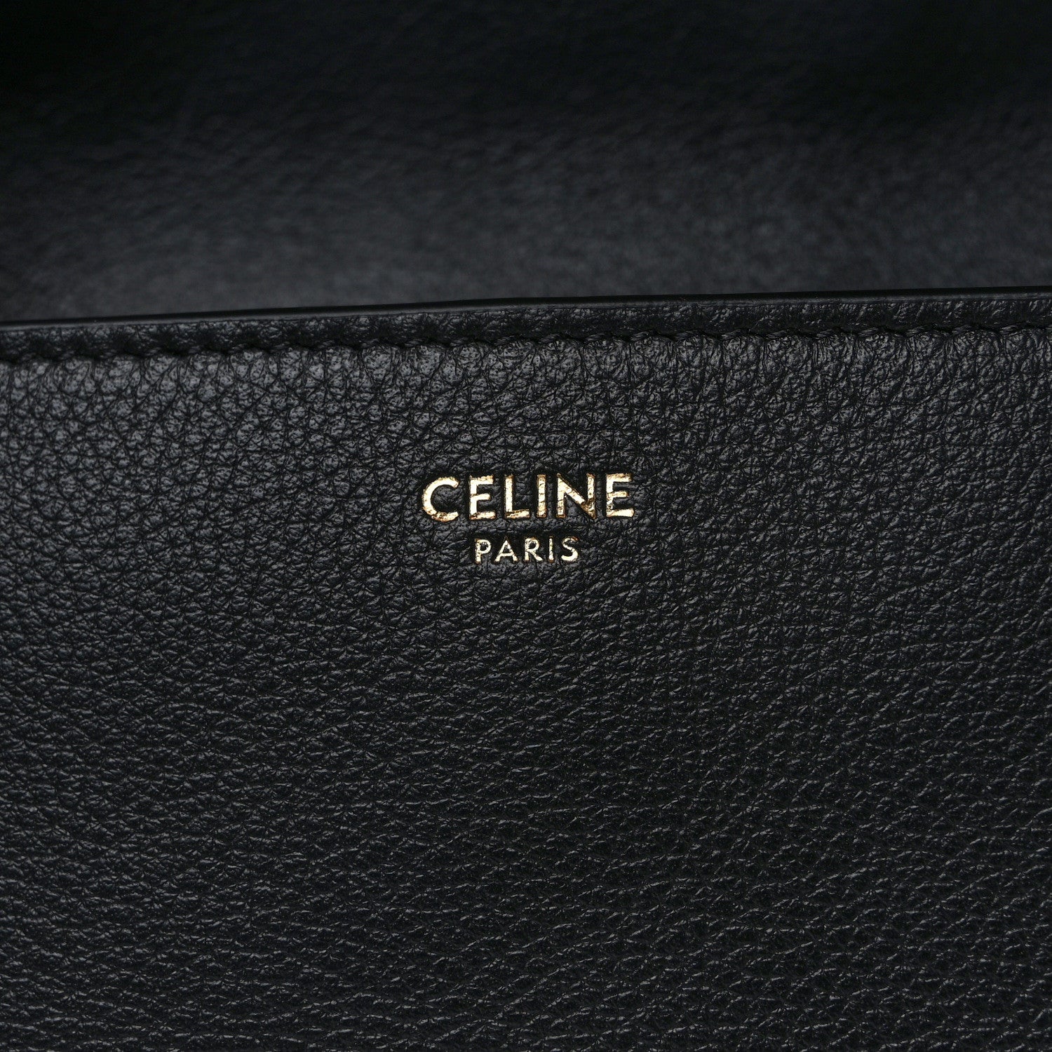 Celine Supple Calfskin Teen Victoire Black 6 of 9