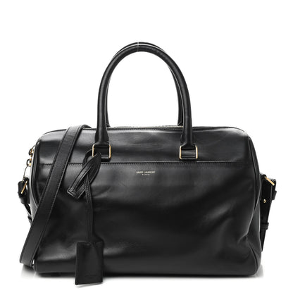 Saint Laurent Calfskin Classic Duffle 6 Black 1 of 10