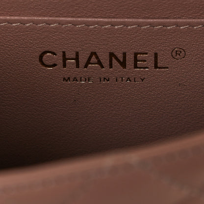 Chanel Lambskin Quilted Mini Square Flap Beige 6 of 13