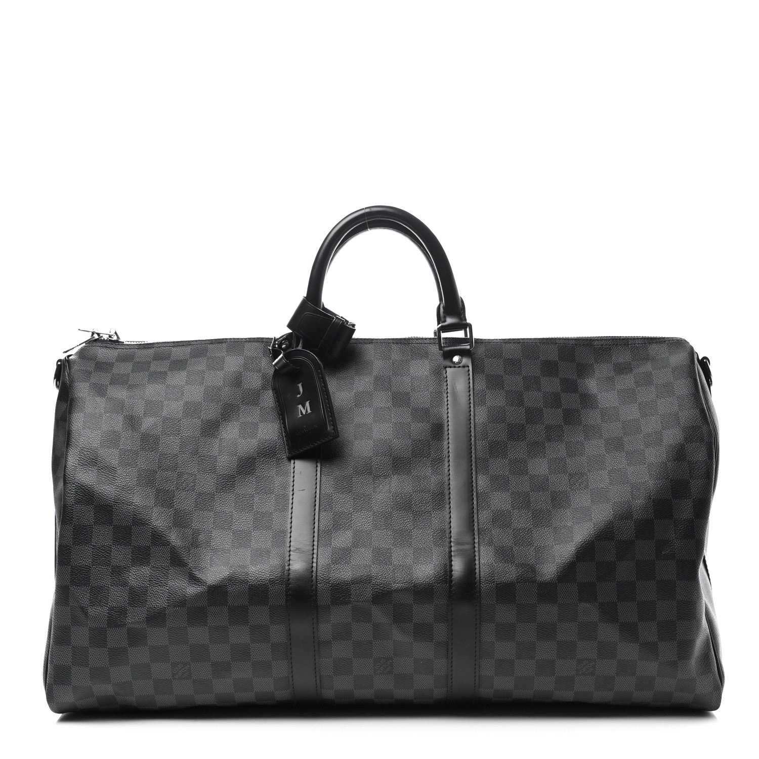 Louis Vuitton Damier Graphite Keepall Bandouliere 55 1 of 12