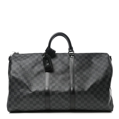 Louis Vuitton Damier Graphite Keepall Bandouliere 55 1 of 12