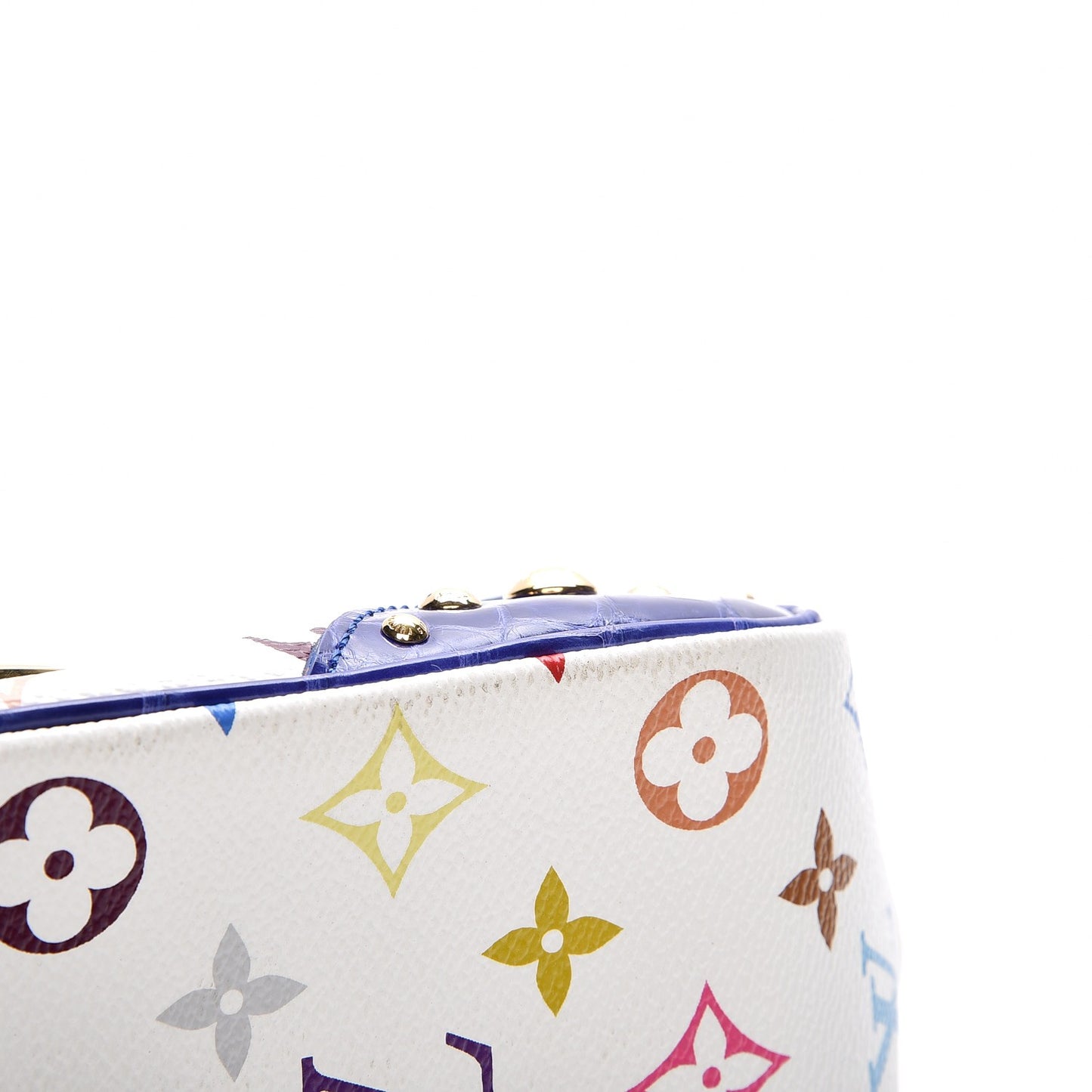 Alligator Monogram Multicolor Marilyn White