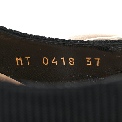 Christian Dior Technical Canvas Ribbon J Adior Slingback 65mm Pumps 37 Black 7 of 11