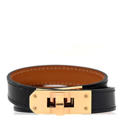 Hermes Box Kelly Double Tour Bracelet T2 Black 1779916  display picture 3