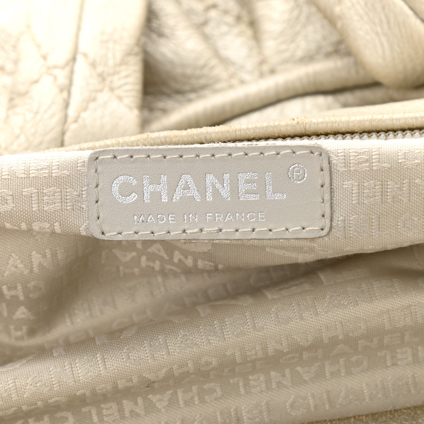 Metallic Deerskin Stitched Bowler Gold