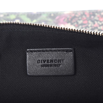Givenchy Coated Canvas Roses Camouflage Print Medium Antigona Zip Pouch Black 5 of 7