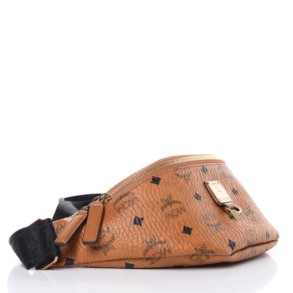 MCM Visetos Small Fusten Belt Bag Cognac 4 of 10