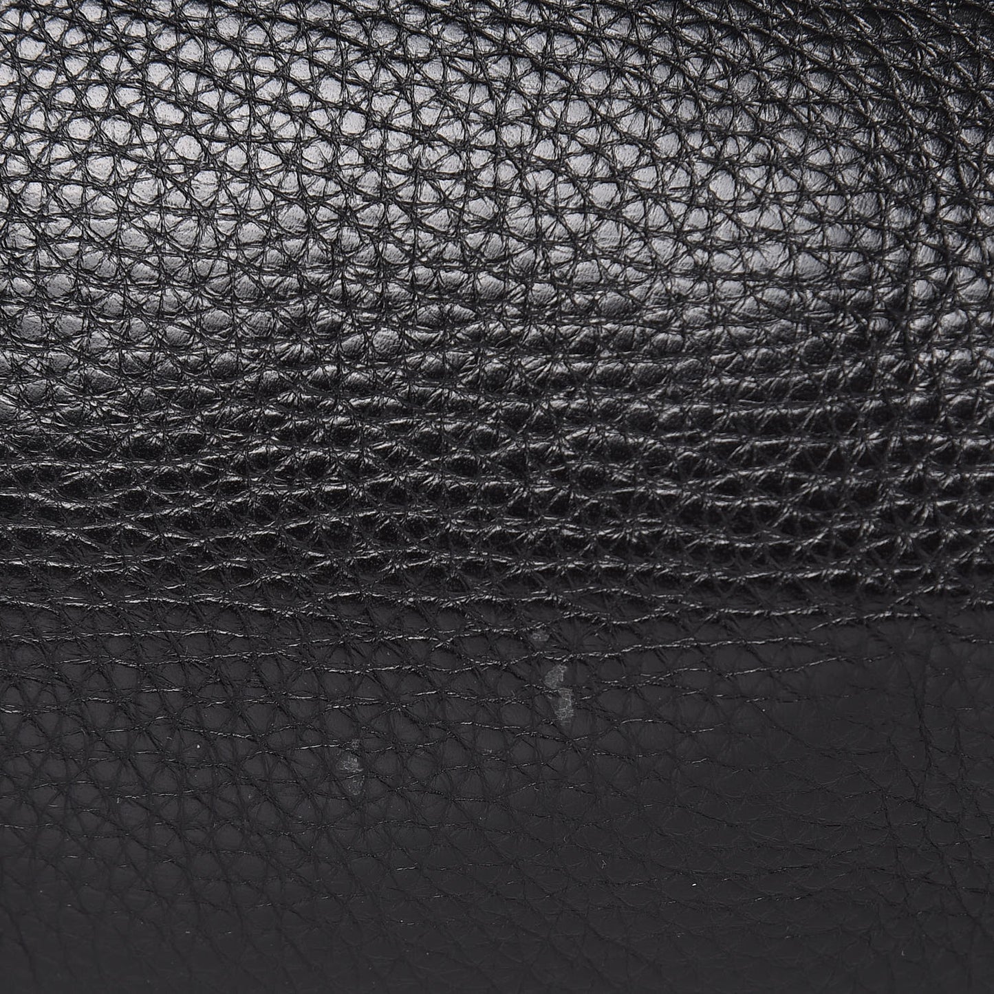 Pebbled Calfskin Medium Soho Chain Shoulder Bag Black