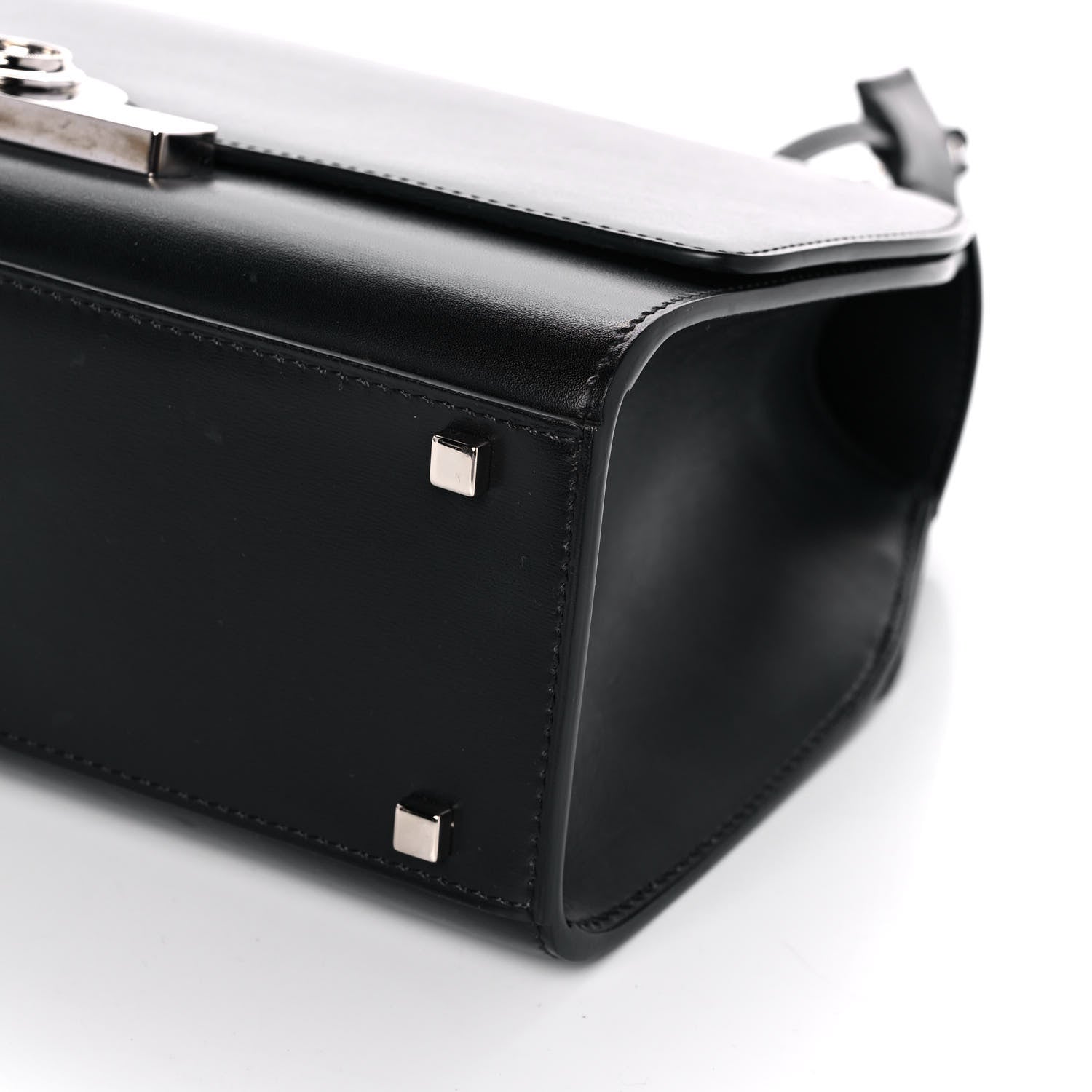 Moynat Box Calfskin Rejane PM Black 9 of 10