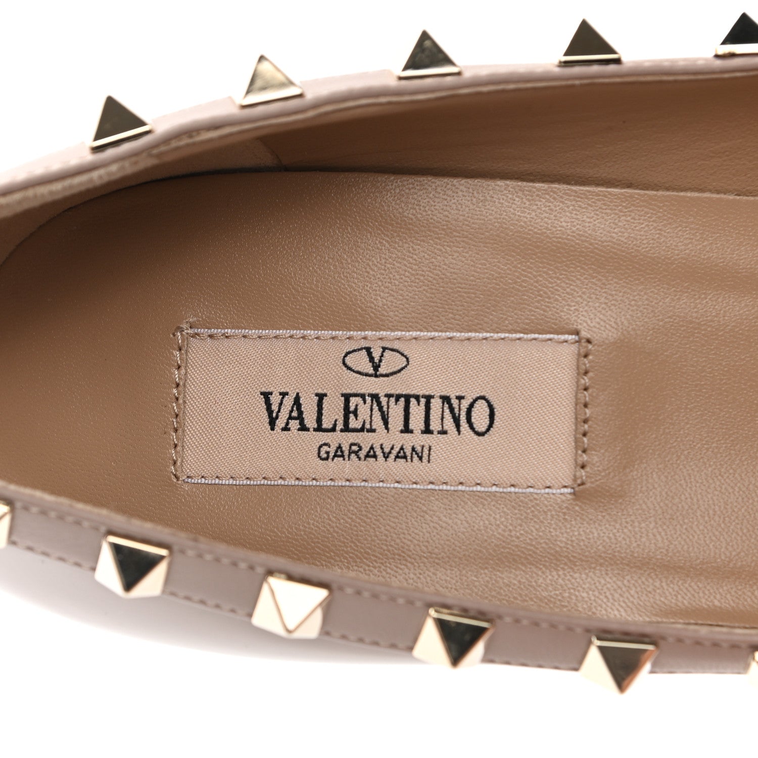 Valentino Garavani Patent Rockstud 100mm Pumps 36.5 Poudre 7 of 9