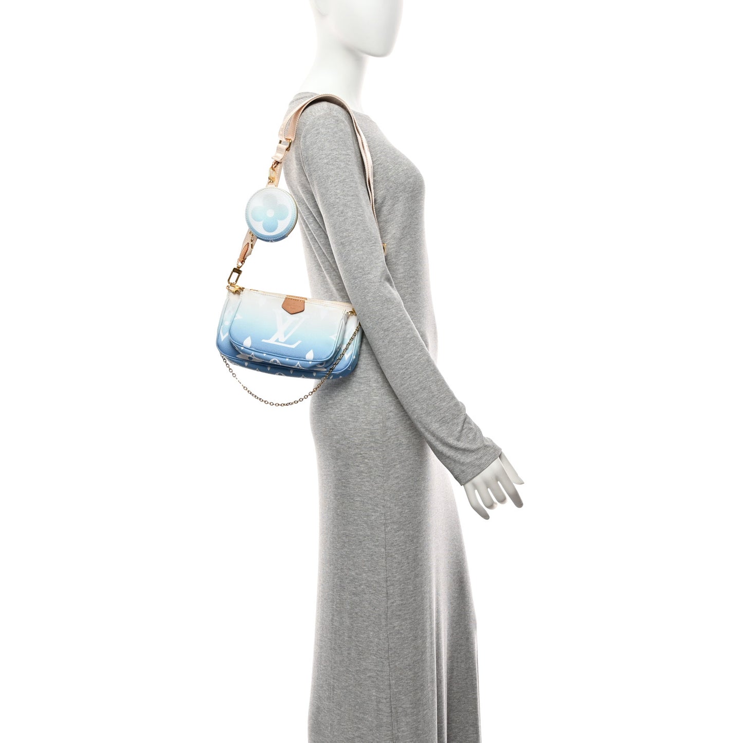 Monogram Giant By The Pool Multi Pochette Accessories Blue Blue