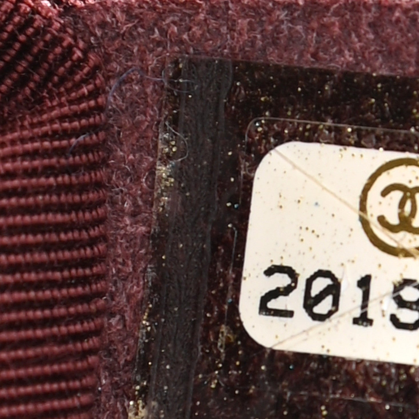 Chanel Tweed Jumbo Flap Red 7 of 10