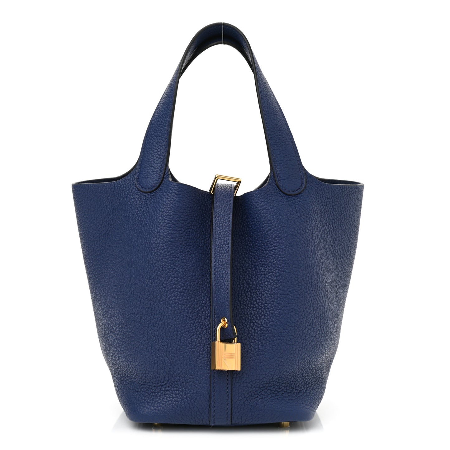 Taurillon Clemence Picotin Lock 18 PM Bleu Royal
