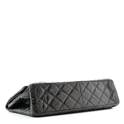 Chanel Metallic Aged Calfskin Quilted 2.55 Reissue 228 Flap Black 4 of 14