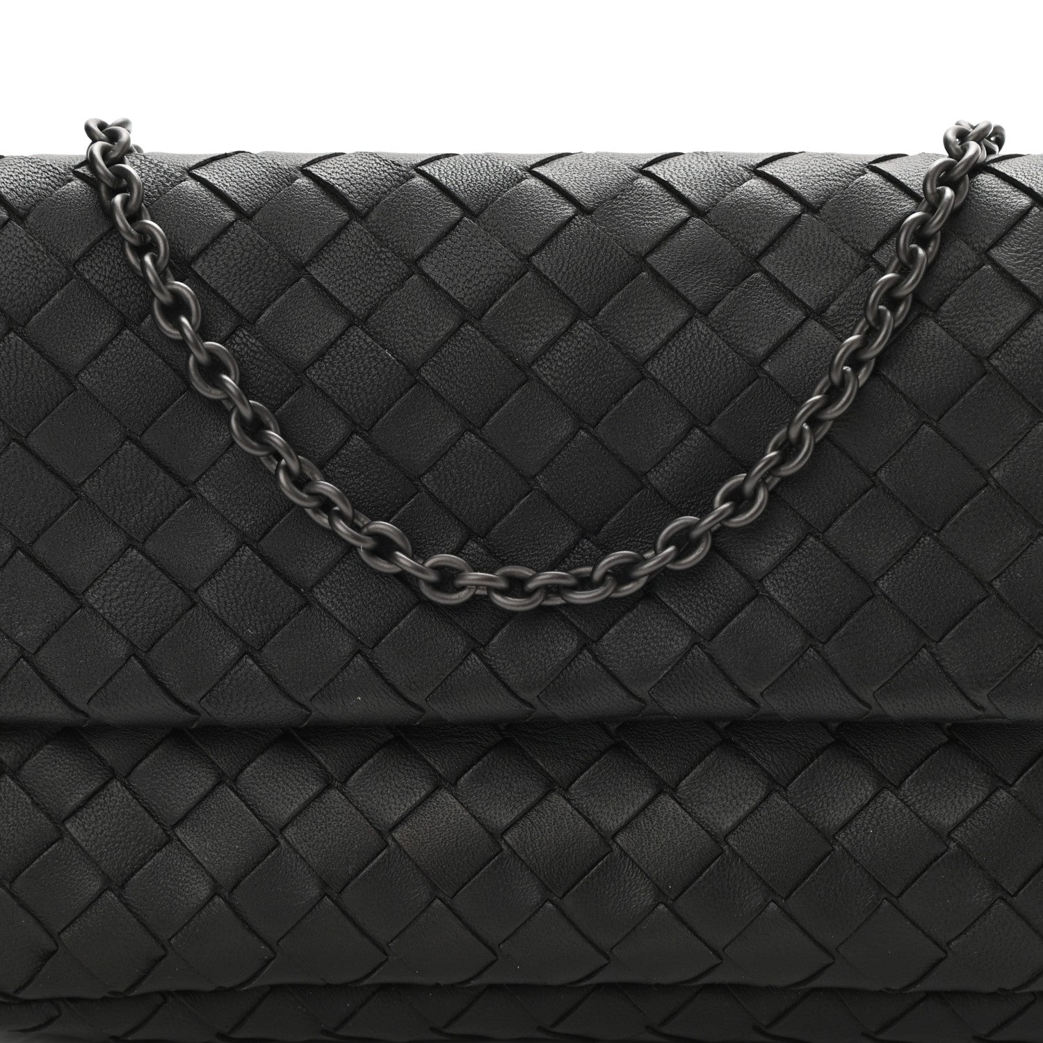 Bottega Veneta Nappa Intrecciato Small Chain Crossbody Black 9 of 12