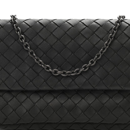Bottega Veneta Nappa Intrecciato Small Chain Crossbody Black 9 of 12
