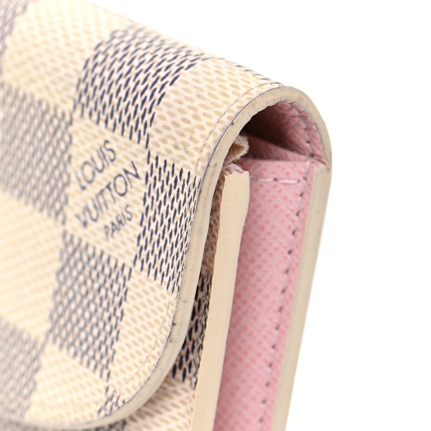 Damier Azur Rosalie Coin Purse Rose Ballerine