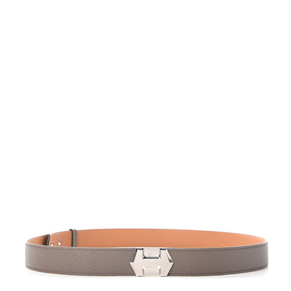 Hermes Epsom 32mm Super H Belt S Etain 1 of 7