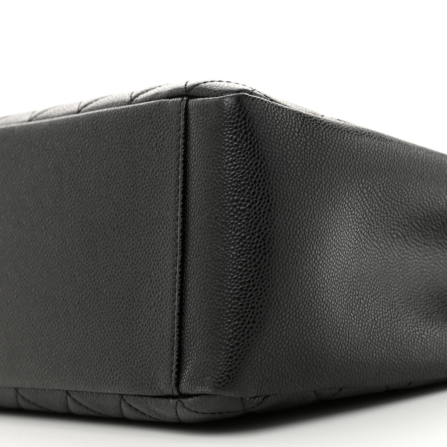 Caviar Quilted Grand Shopping Tote GST Black