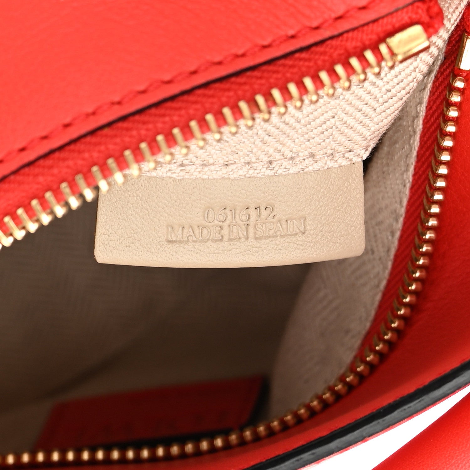 Loewe Calfskin Small Puzzle Bag Scarlet 7 of 12