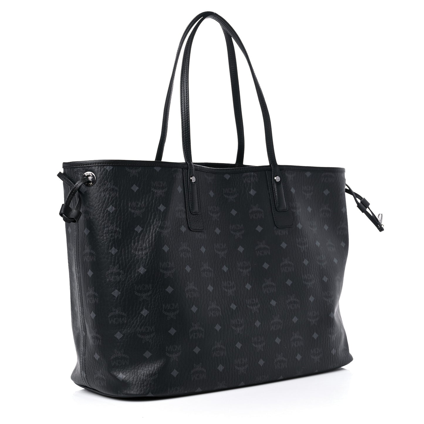 Visetos Large Liz Reversible Shopper Tote Black
