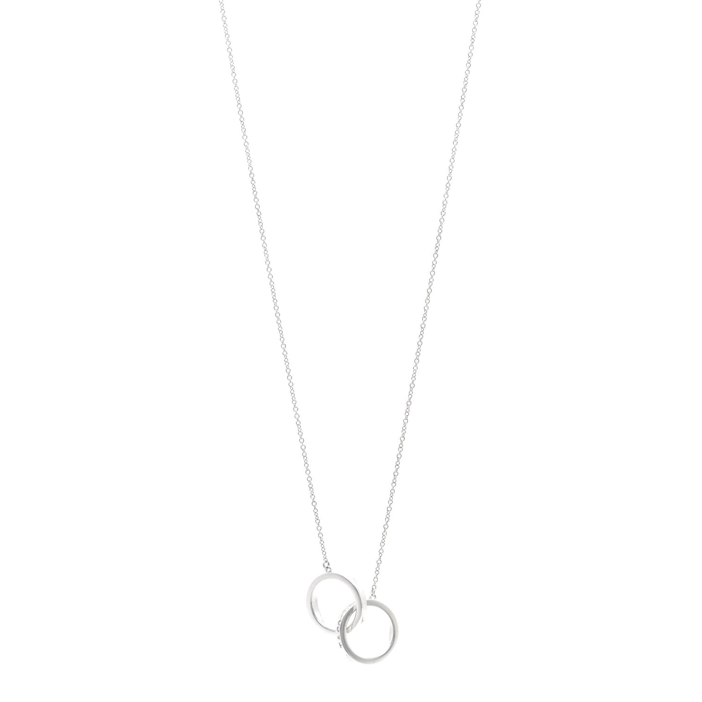 Sterling Silver 1837 Interlocking Circles Pendant Necklace