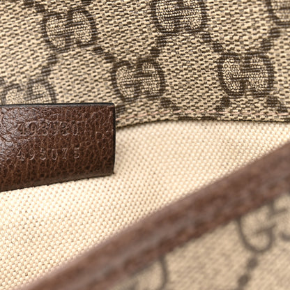 Gucci GG Supreme Monogram Neo Vintage Web Belt Bag Brown 12 of 23