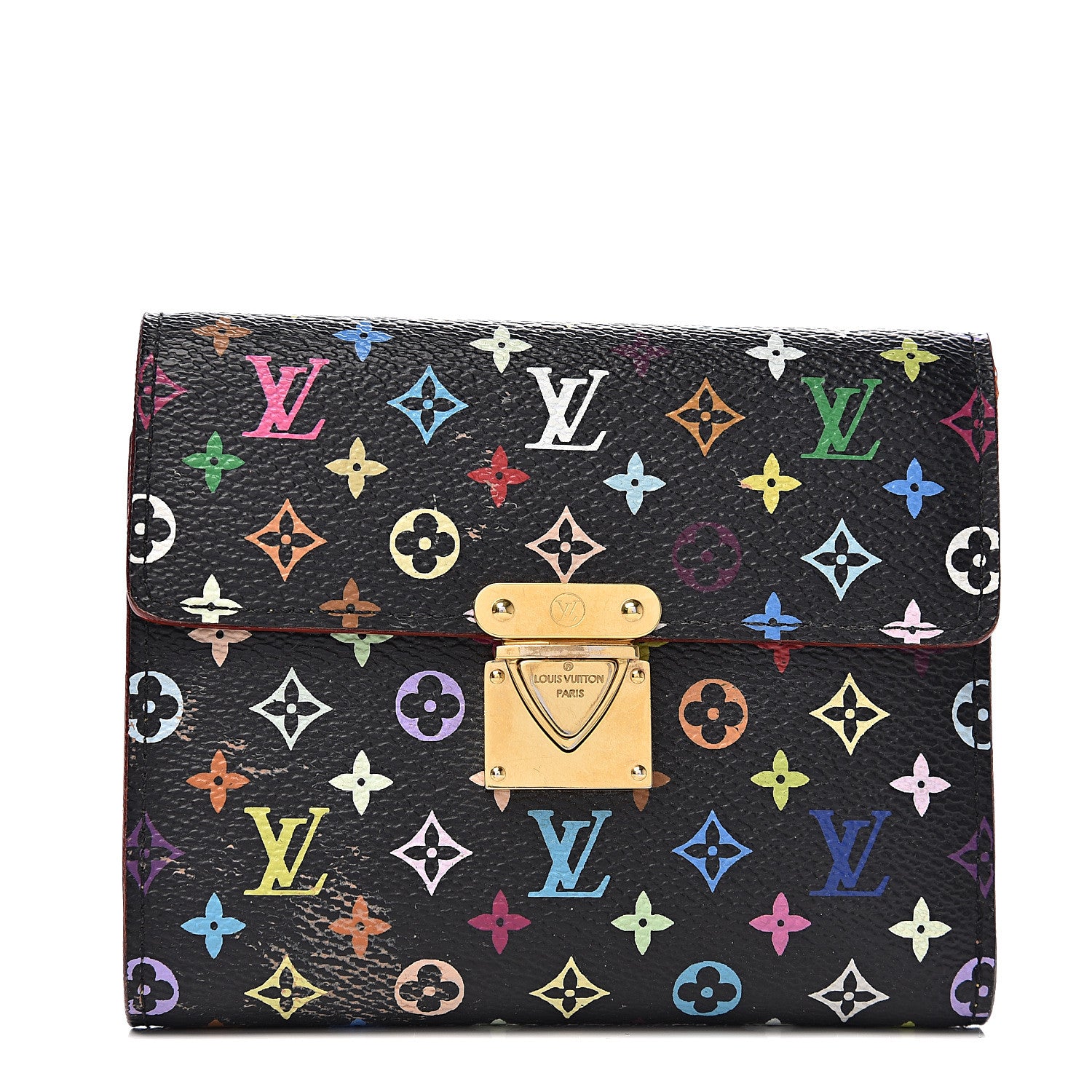 Louis Vuitton Monogram Multicolor Koala Wallet Black 1 of 10