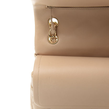 Chanel Lambskin Quilted Jumbo Double Flap Beige Clair 8 of 13